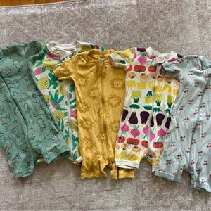 Colorful Baby Onesies Pajama Set